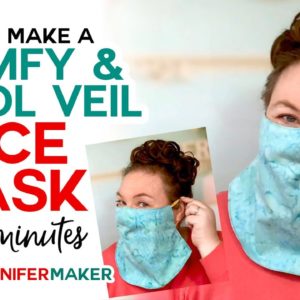 Easy Veil Face Mask - Cool for Summer! - Free 15-Minute Pattern