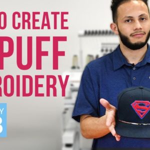 Embroidery Hub Ep. 10: 3D Embroidery |  How To Do Puff Embroidery On Hats Tutorial