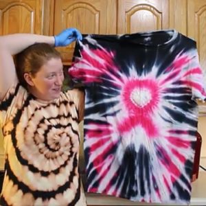 Breast Cancer Awareness Month Tie Dye T-Shirt Reveal! 5 more Tie Dye T-Shirt Reveals Inside!!!