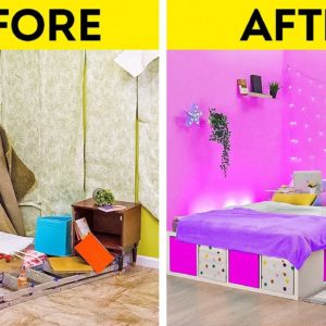 EXTREME ROOM MAKEOVER || Cool Home Decorating Hacks