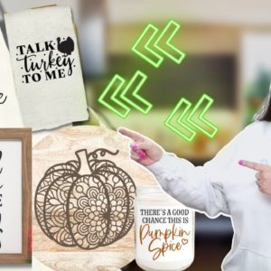 🍁 5 Kitchen Decor Ideas with Cricut | DIY Fall Decor Ideas