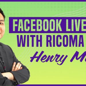 Facebook Live Q&A With Ricoma CEO Henry Ma