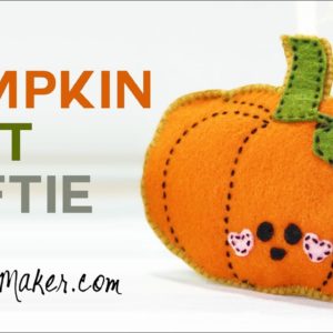 Felt Craft: Pumpkin Ornament with the Cricut Maker