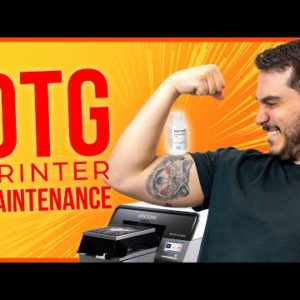 Get the MOST Out of Your DTG Printer with These Easy Maintenance Tips