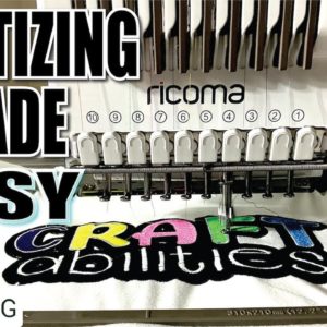 HOW TO EMBROIDER FOR BEGINNERS | DIGITIZING FILES WITH ZDIGITIZING | BROTHER SE600 & RICOMA EM-1010