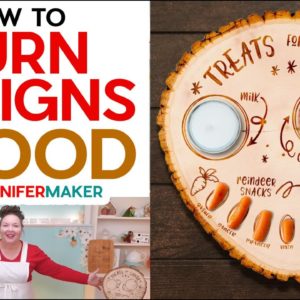 How to Burn Designs Into Wood using your Cricut!