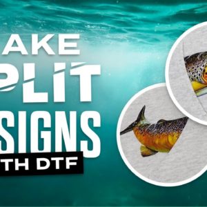 How to Create a Split Design with DTF Transfers