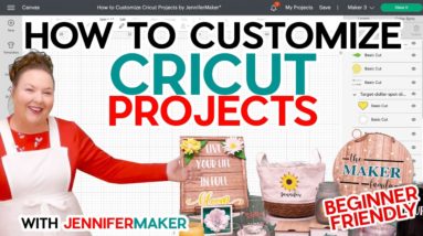 How to Customize Cricut Projects | Resize, Duplicate, & Offset!