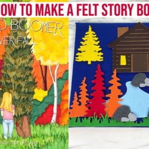 HOW TO CUT FELT WITH THE CRICUT MAKER TO MAKE A FELT STORY BOARD