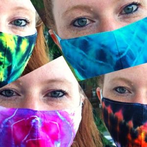 How to DIY Tie Dye Face Masks