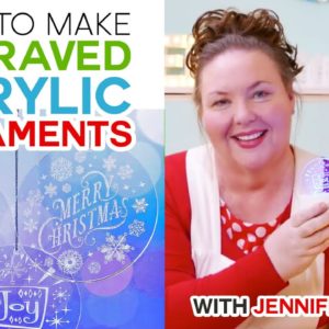 How to Engrave Acrylic Ornaments on a Cricut Maker