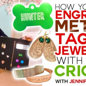 How to Engrave Dog Tags & Jewelry on a Cricut