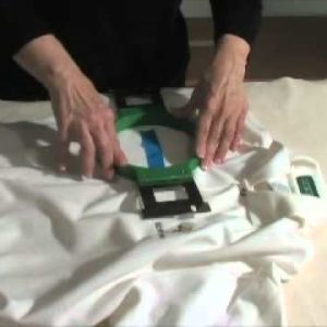 How to Hoop a Shirt to work on a RiCOMA Embroidery Machine