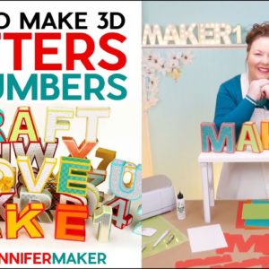 How to Make 3D Letters from Paper + Storage for Gifts & Decorations!