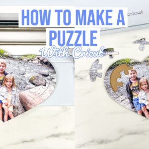 HOW TO MAKE A PUZZLE WITH CRICUT MAKER | VALENTINE'S DAY GIFT IDEA