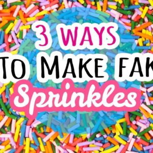 How to Make Deco Sprinkles | Squishies, Slime, Crafting, Clay Projects