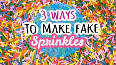 How to Make Deco Sprinkles | Squishies, Slime, Crafting, Clay Projects