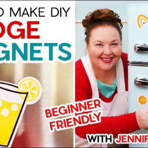 How to Make DIY Fridge Magnets with a Cricut!