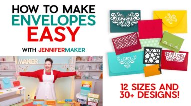 How to Make Envelopes Easy! | A1-A10 + Cash Envelopes & Gift Card Sleeves