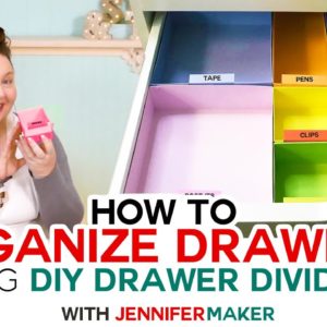 How to Organize Your Drawers + DIY Drawer Dividers!