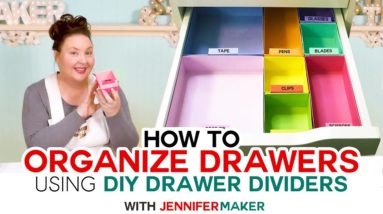 How to Organize Your Drawers + DIY Drawer Dividers!