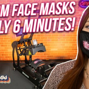 How-To Print Face Masks | Fast & Easy 2-Step Heat Transfer | Print Pros (Ep 3)