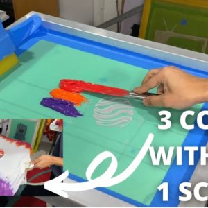 How To Screen Print Multiple Colors With ONE Screen! | BRAND Spotlight