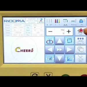 How to setup embroidery status on  your RiCOMA TC Series