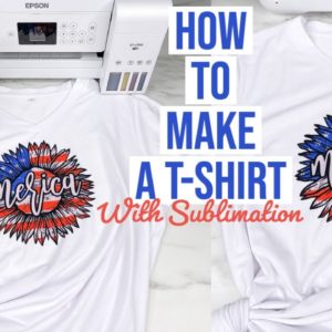 HOW TO SUBLIMATE ON A SHIRT USING CRICUT EASY PRESS 2 & COSMO INK