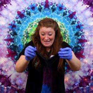 How to Tie Dye a 16 Point Star Flower Tapestry | Step by Step Guide