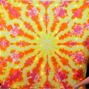 How to Tie Dye a Sunshine Tapestry - A Step by Step Guide for Beginners.