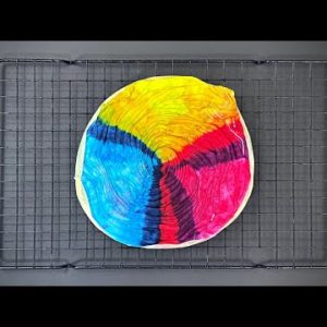 How to Tie Dye : Primary Gradient Spiral Tie Dye T Shirt (1 HOUR TIE DYE)!