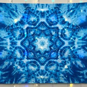 How to Tie Dye - Snowflake Mandala Tapestry - Step by Step Tutorial