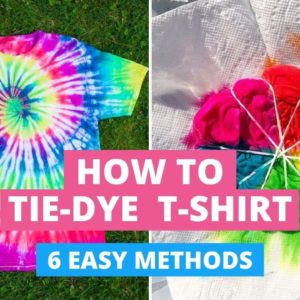 How to Tie-Dye T-Shirts: 6 Easy Methods DIY