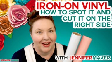 Iron On Vinyl: How to Cut the RIGHT Side to Cut EVERY Time!