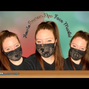 DIY Reverse Dye Pattern Face Masks at Home | Simple Step by Step Tutorial