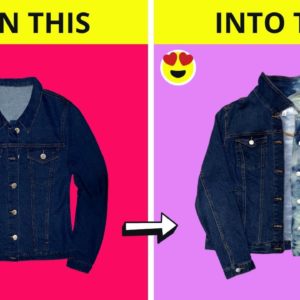 Jean Jacket UPCYCLE with Bleach - DIY Reverse Dye Tutorial