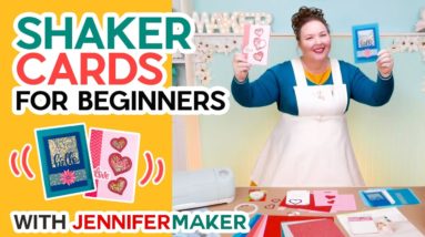 Shaker Cards for Beginners -- From Start to Finish Tutorial Using the Cricut!