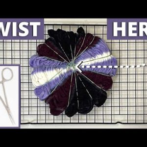 How to Tie Dye a Basic Spiral Pattern on a T Shirt Using a Hemostat - A Place to Start for Beginners