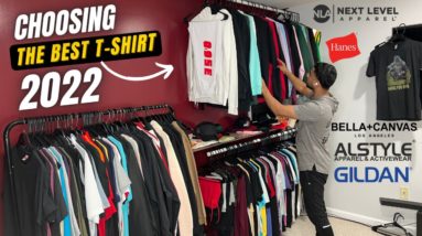 THE BEST BLANK T-SHIRTS FOR YOUR CLOTHING BRAND | A SCREEN PRINTERS Top 8 T-Shirts