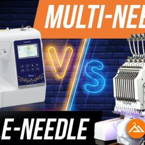 Single-Needle Vs. Multi-Needle Embroidery Machines | Pros & Cons | Apparel Academy (Ep 62)