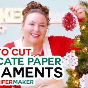 Make 3D Paper Cut Ornaments with Intricate Designs