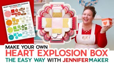 Make a Heart Explosion Box the Easy Way - 4 Layers & Lots of Extras!