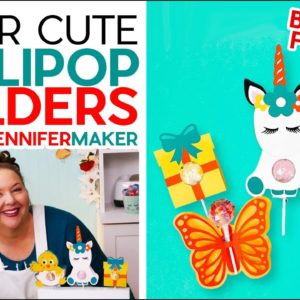 Make a Lollipop Holder on a Cricut for Easter & Spring!