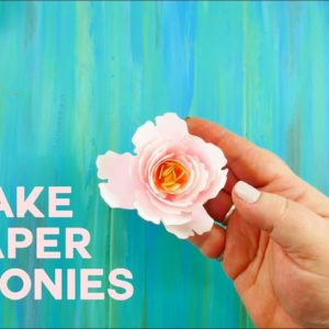 Make an Easy Paper Peony Rolled Flower