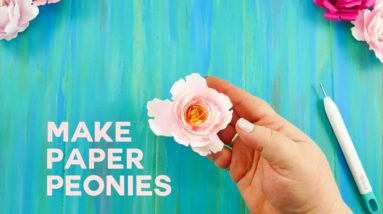 Make an Easy Paper Peony Rolled Flower