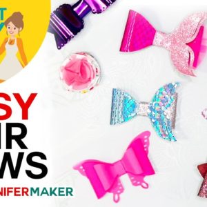 Make Easy Hair Bows with Mermaid Tails, Butterfly Wings, & Hearts!