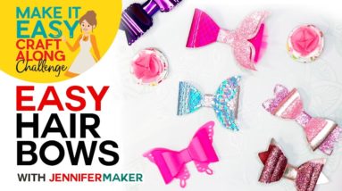 Make Easy Hair Bows with Mermaid Tails, Butterfly Wings, & Hearts!