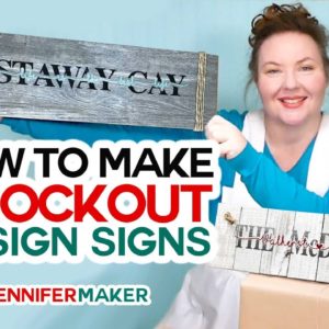 Make Knockout Design Signs in Cricut Design Space