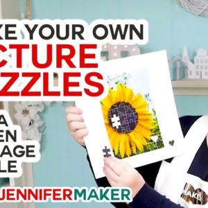 Make Picture Puzzles on a Cricut (+ a Hidden Message Puzzle!)